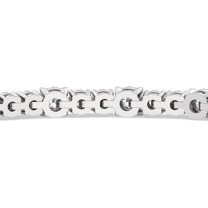 Round Sequenced Tennis Bracelet
