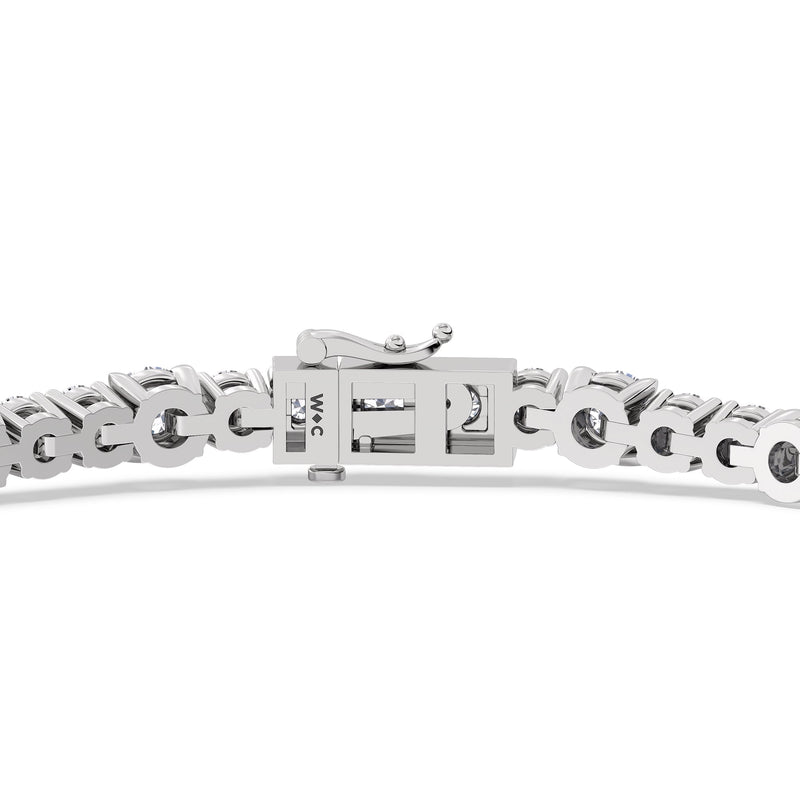 Round Sequenced Tennis Bracelet