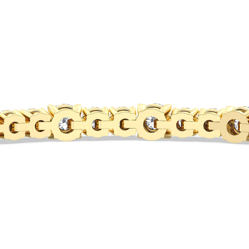 Round Sequenced Tennis Bracelet