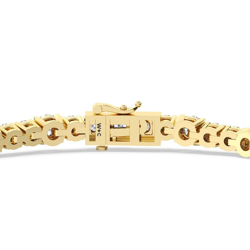 Round Sequenced Tennis Bracelet