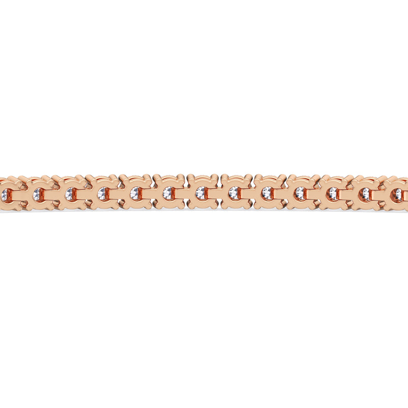 Adjustable Half Eternity Diamond Bolo Bracelet