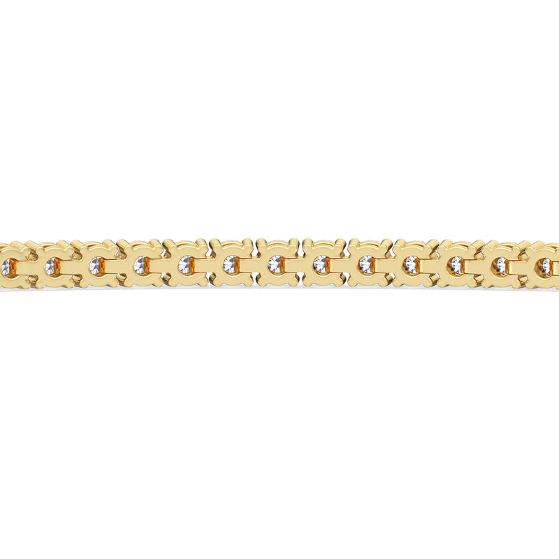 Adjustable Half Eternity Diamond Bolo Bracelet