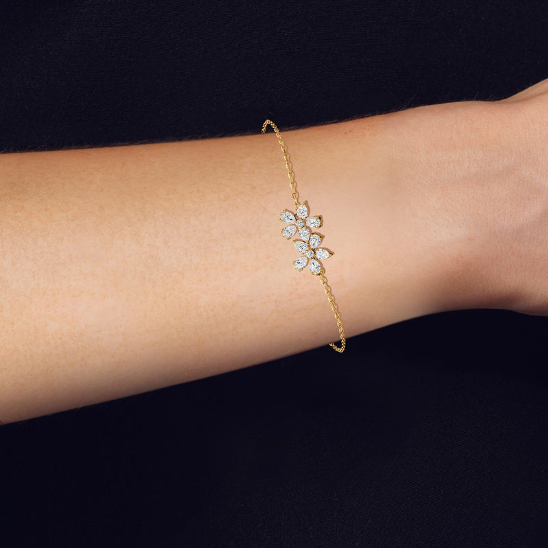 Daisy Duet Chain Bracelet