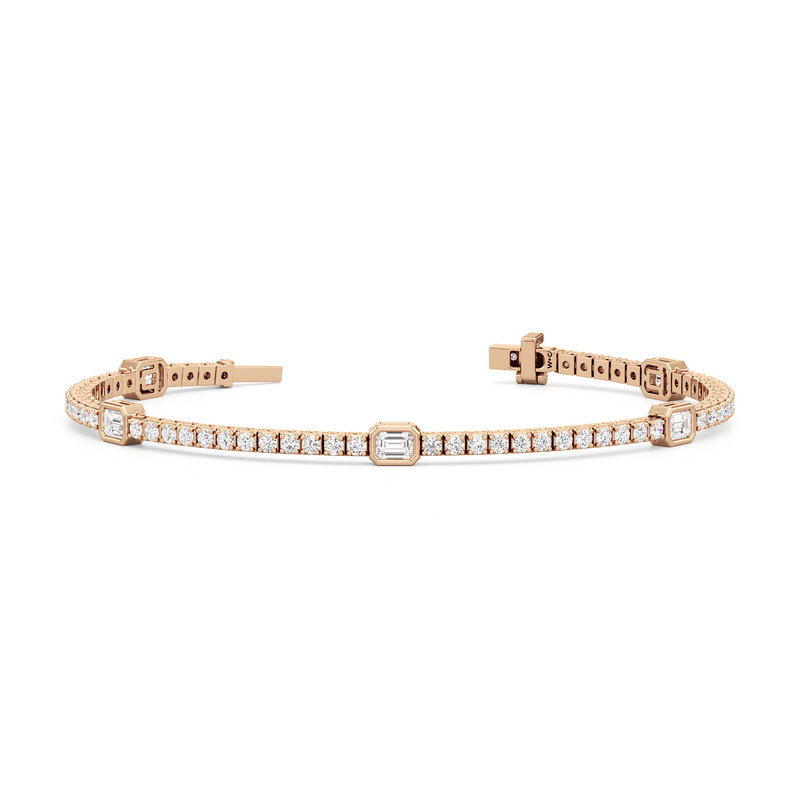Emerald Station Tennis Bracelet