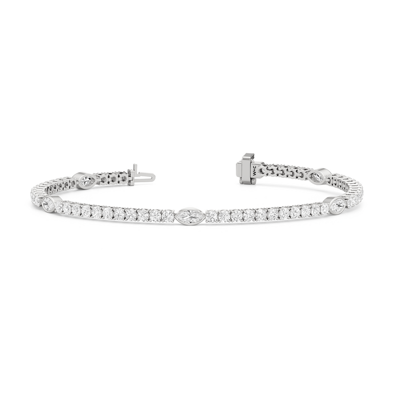 Marquise Station Tennis Bracelet