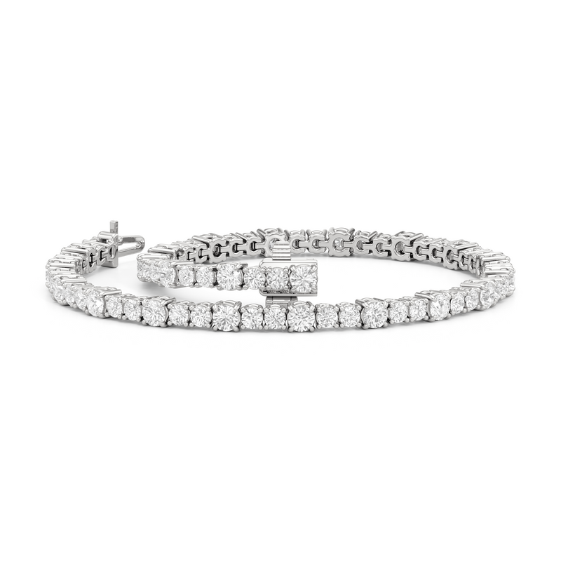 Round Sequenced Tennis Bracelet