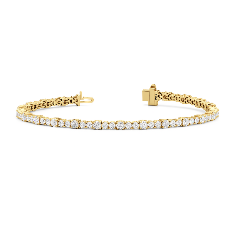 Round Sequenced Tennis Bracelet