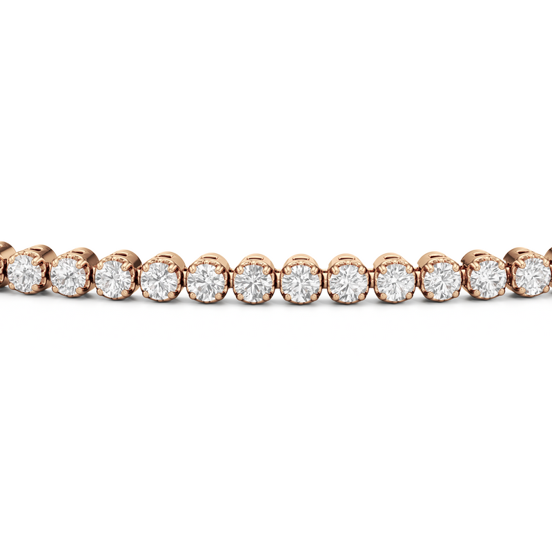 Four Prong Lab Diamond Tennis Bracelet