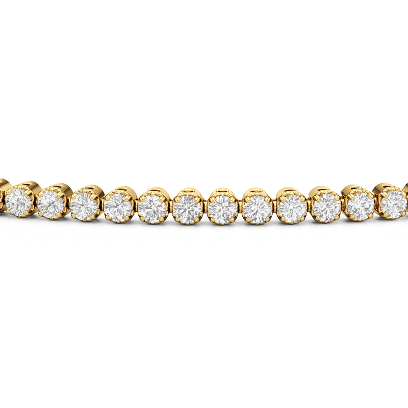 Four Prong Lab Diamond Tennis Bracelet
