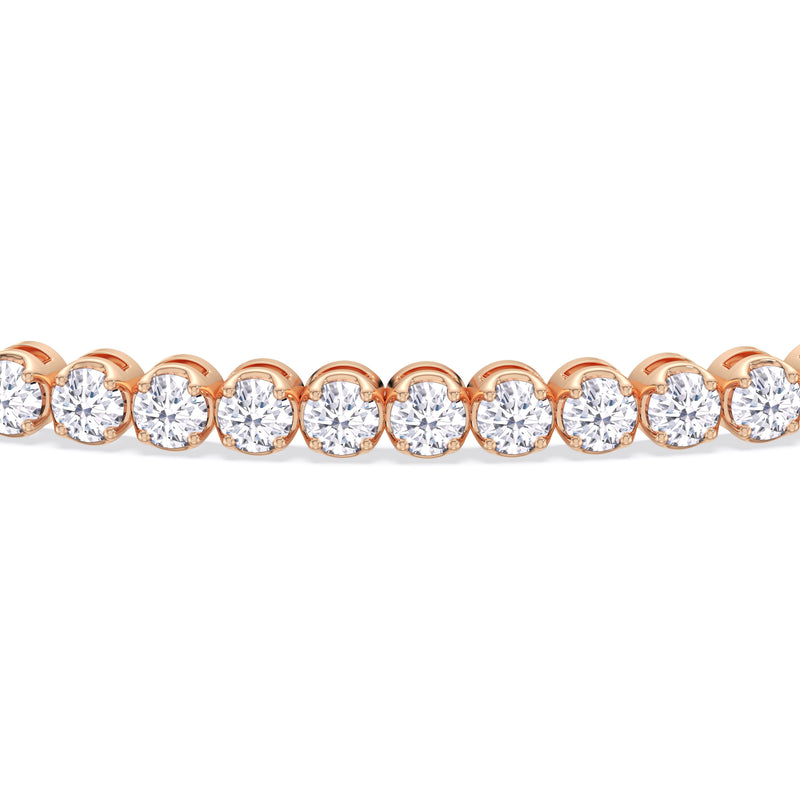 Four Prong Lab Diamond Tennis Bracelet