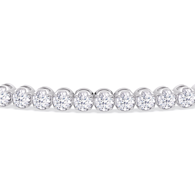 Four Prong Lab Diamond Tennis Bracelet