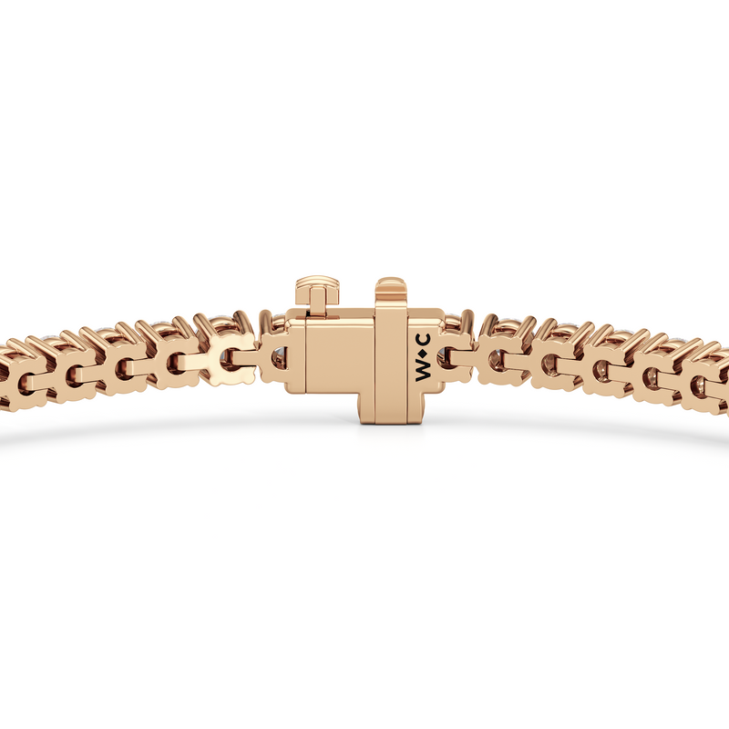 Four Prong Lab Diamond Tennis Bracelet
