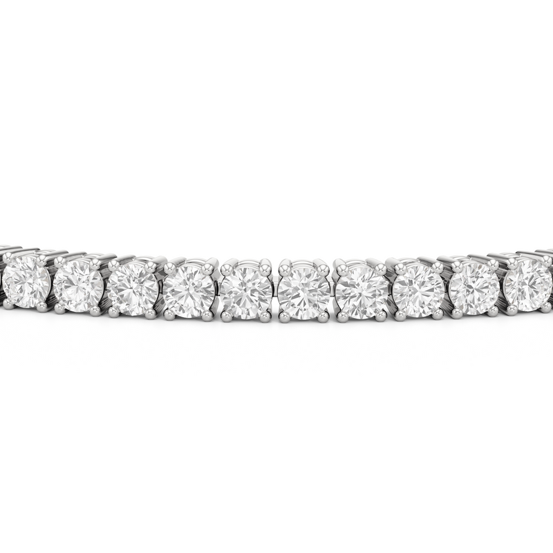 Four Prong Lab Diamond Tennis Bracelet