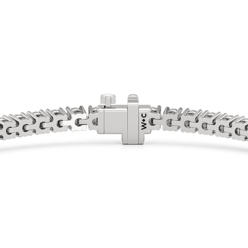 Four Prong Lab Diamond Tennis Bracelet