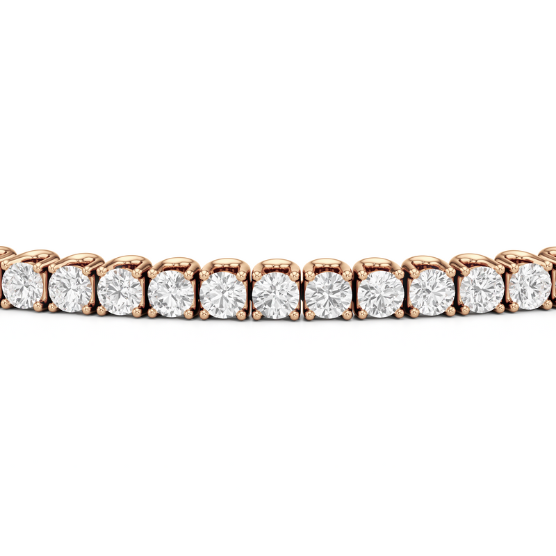 Floating U-Prong Lab Diamond Tennis Bracelet