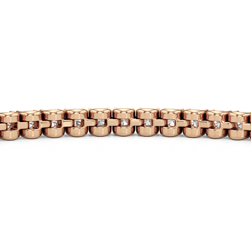 Floating U-Prong Lab Diamond Tennis Bracelet