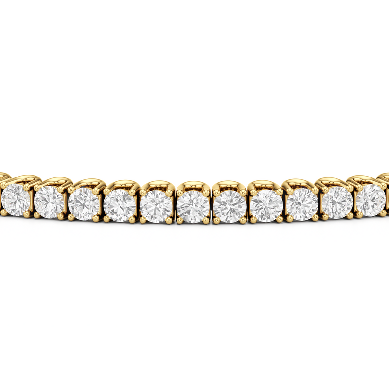 Floating U-Prong Lab Diamond Tennis Bracelet