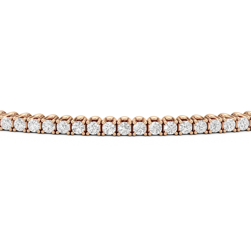 Floating U-Prong Lab Diamond Tennis Bracelet