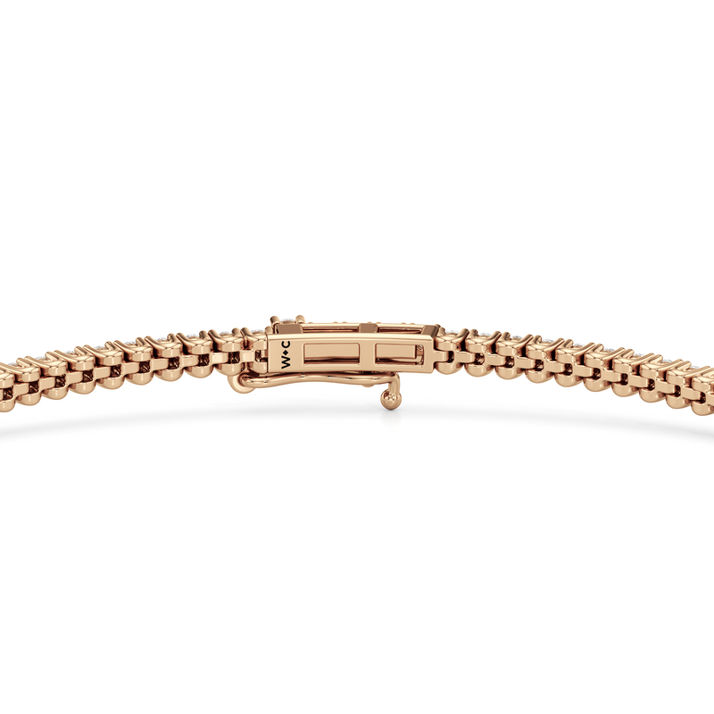 Floating U-Prong Lab Diamond Tennis Bracelet