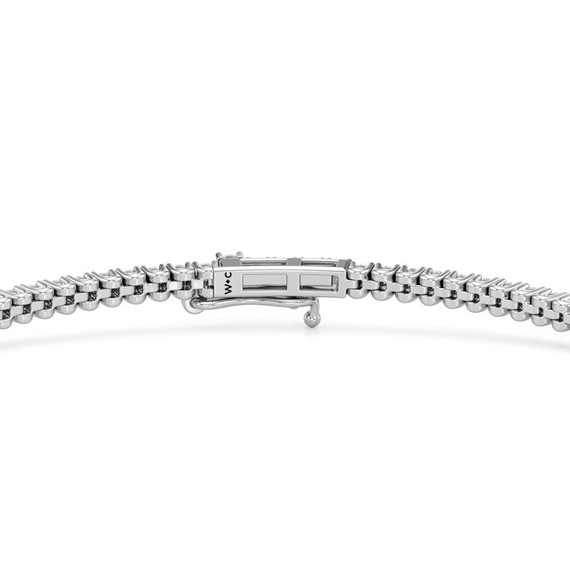 Floating U-Prong Lab Diamond Tennis Bracelet