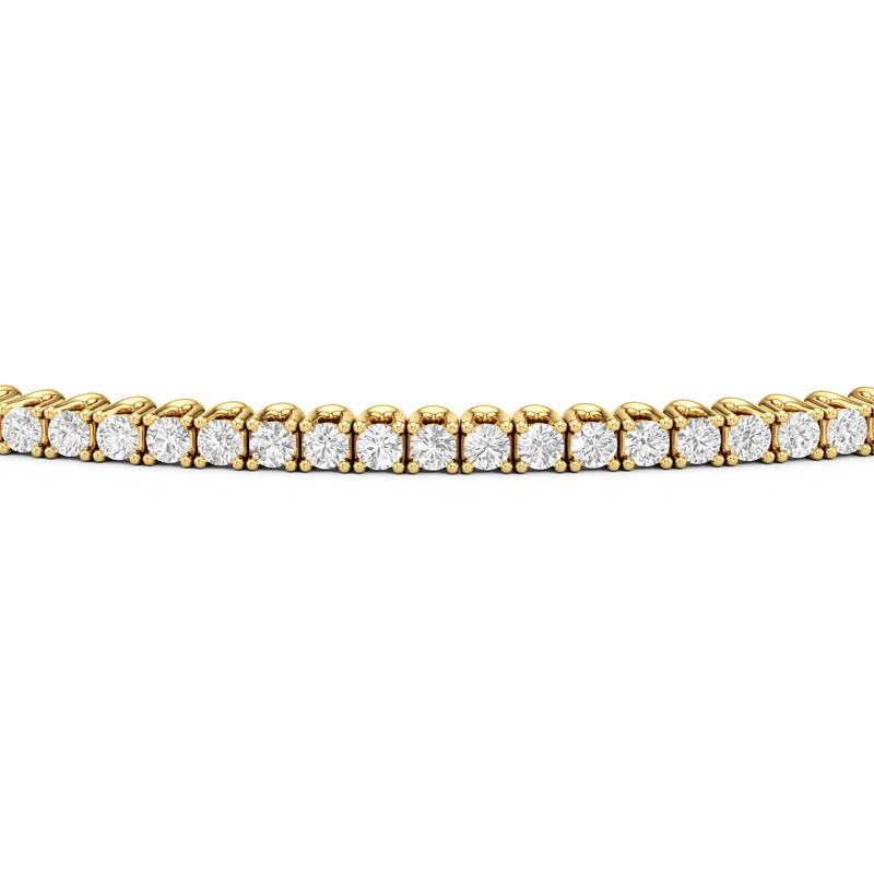 Floating U-Prong Lab Diamond Tennis Bracelet