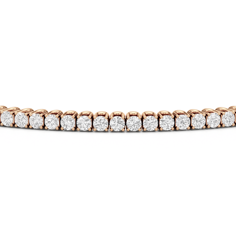 Floating U-Prong Lab Diamond Tennis Bracelet
