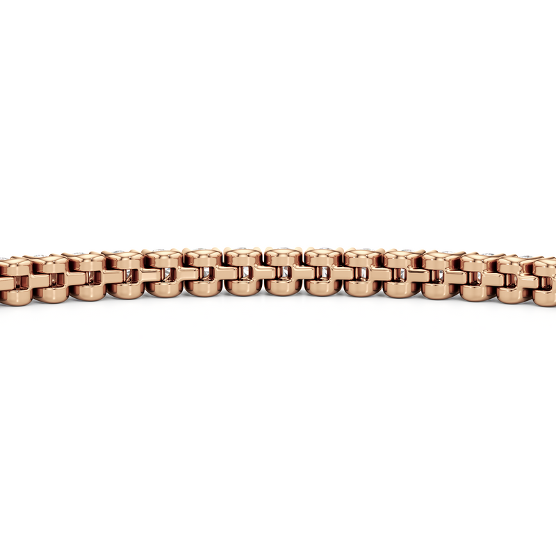 Floating U-Prong Lab Diamond Tennis Bracelet