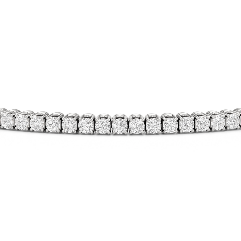 Floating U-Prong Lab Diamond Tennis Bracelet