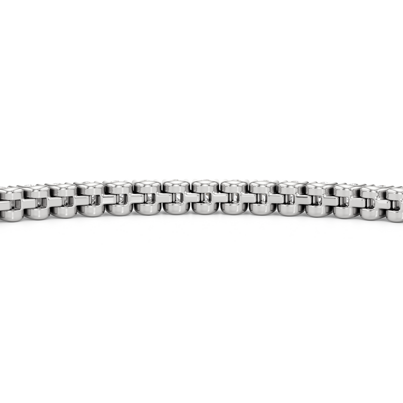 Floating U-Prong Lab Diamond Tennis Bracelet