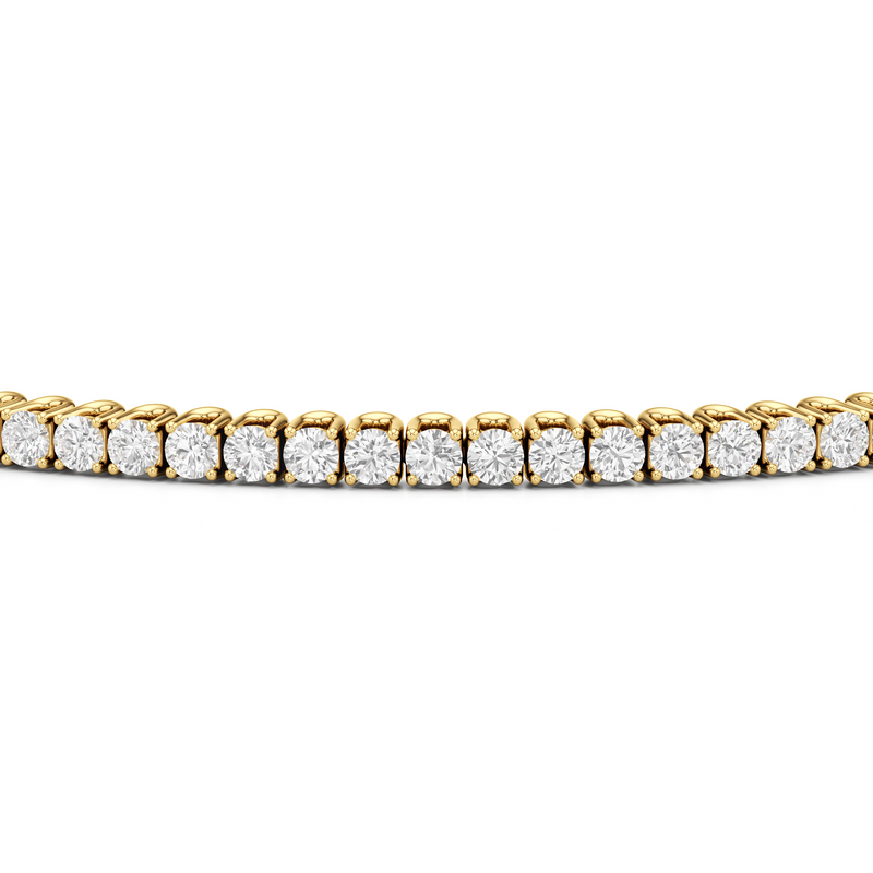 Floating U-Prong Lab Diamond Tennis Bracelet
