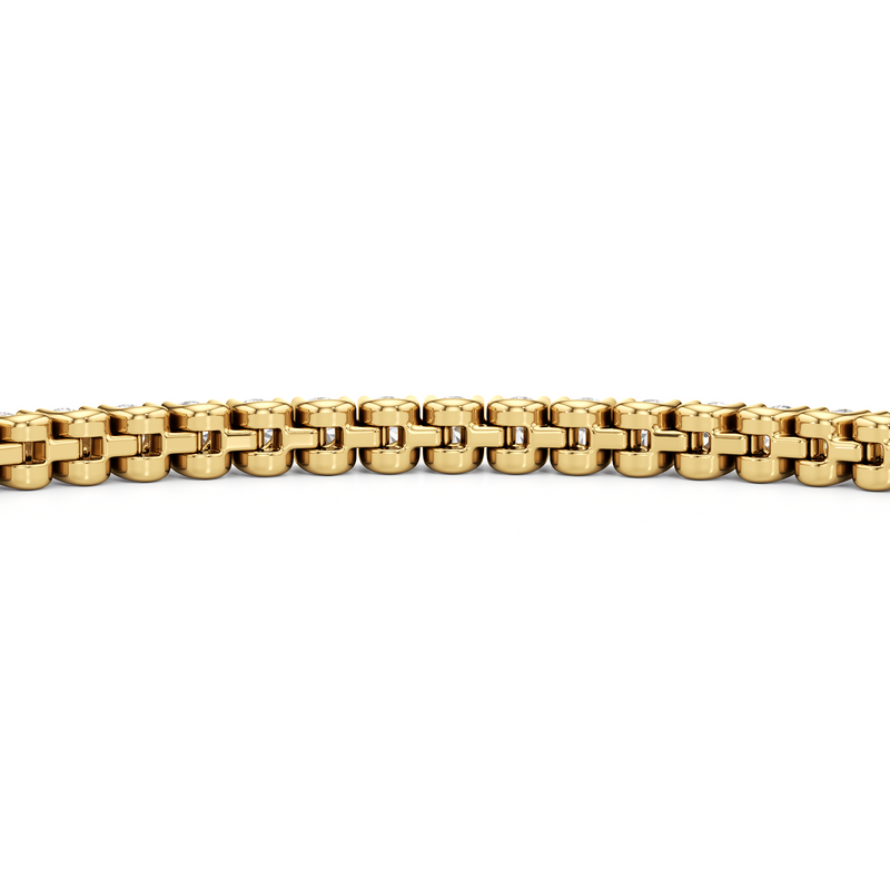 Floating U-Prong Lab Diamond Tennis Bracelet