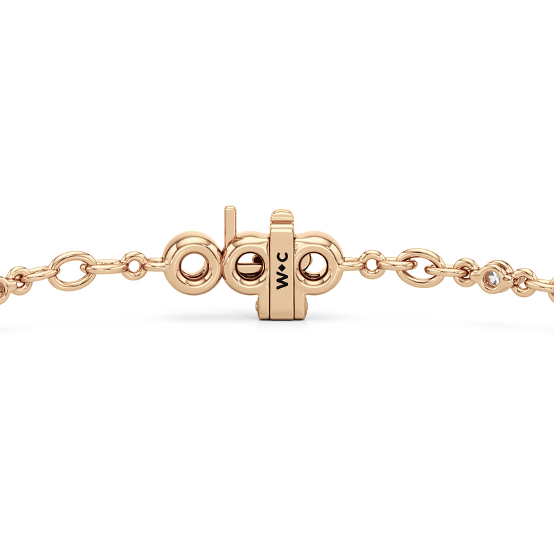 Lab Diamond Chain Link Bracelet