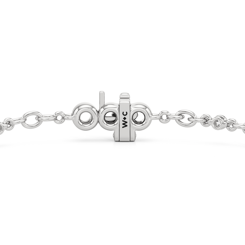 Lab Diamond Chain Link Bracelet