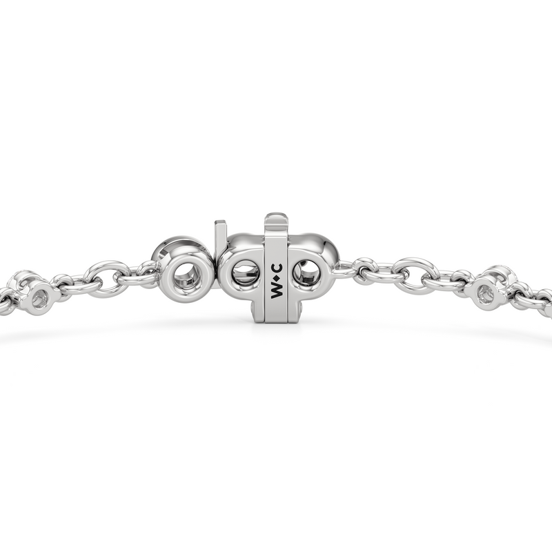 Lab Diamond Chain Link Bracelet