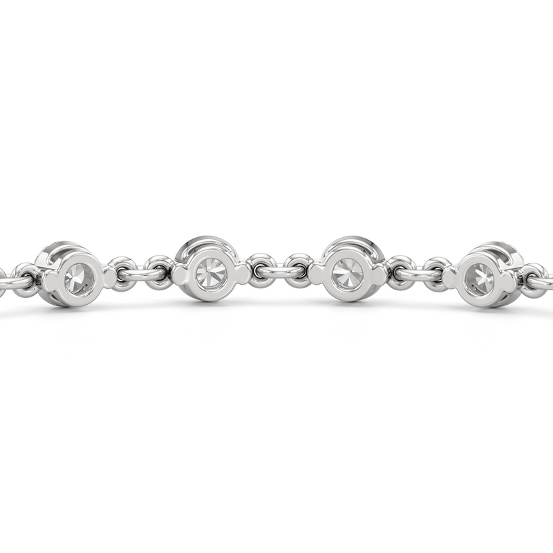 Lab Diamond Chain Link Bracelet