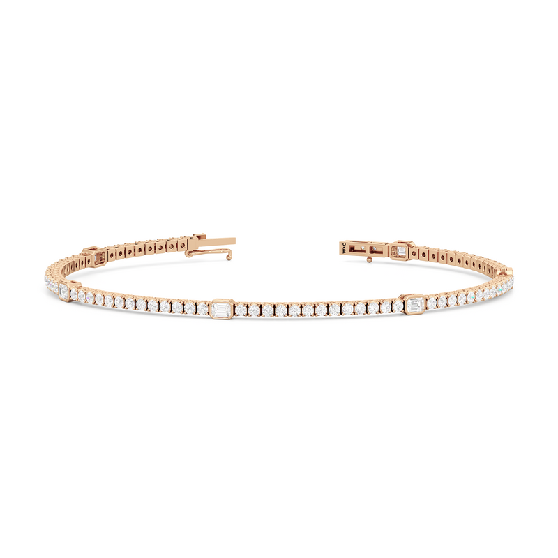 Emerald Station Tennis Bracelet