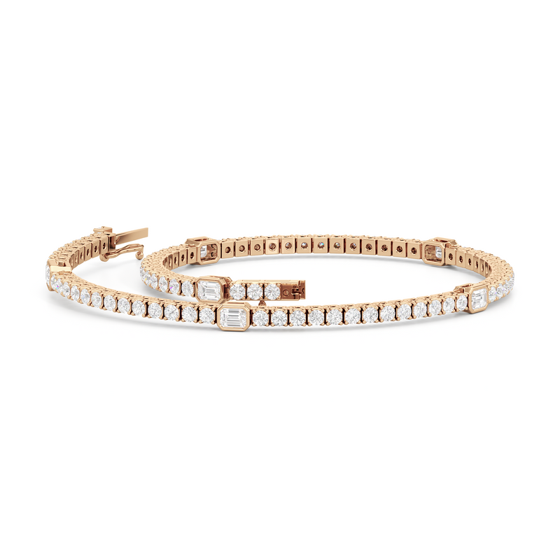Emerald Station Tennis Bracelet