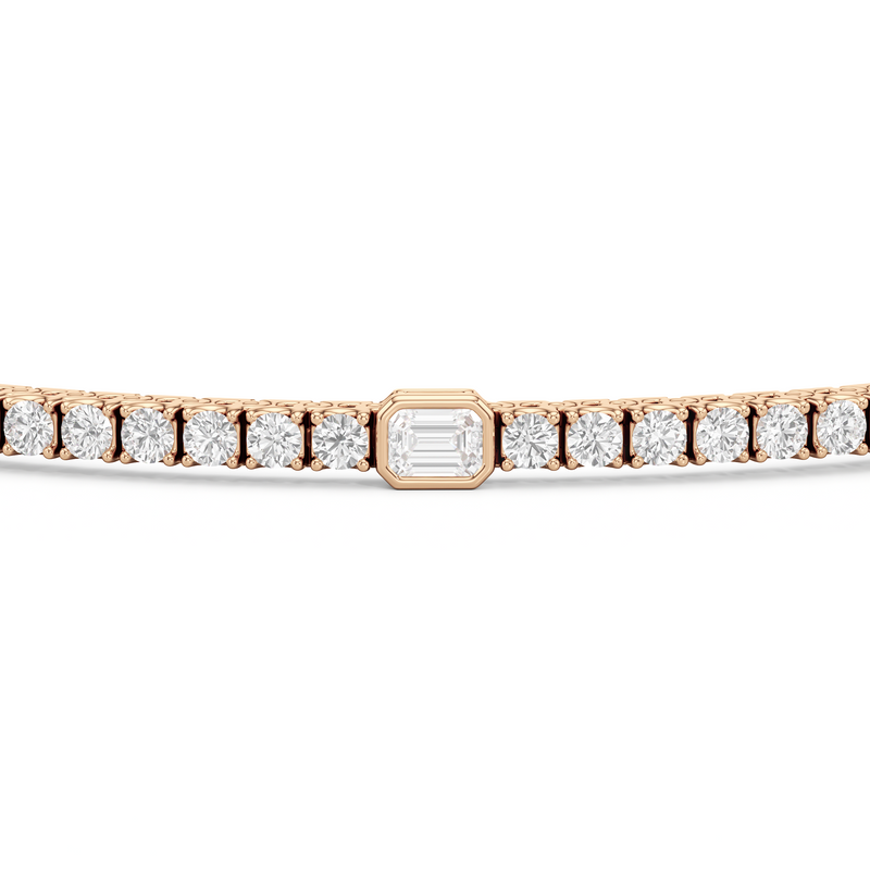 Emerald Station Tennis Bracelet
