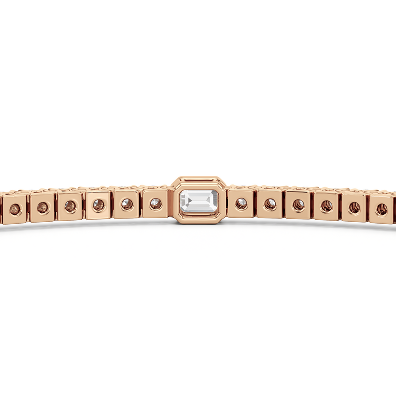 Emerald Station Tennis Bracelet