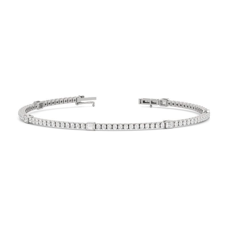 Emerald Station Tennis Bracelet