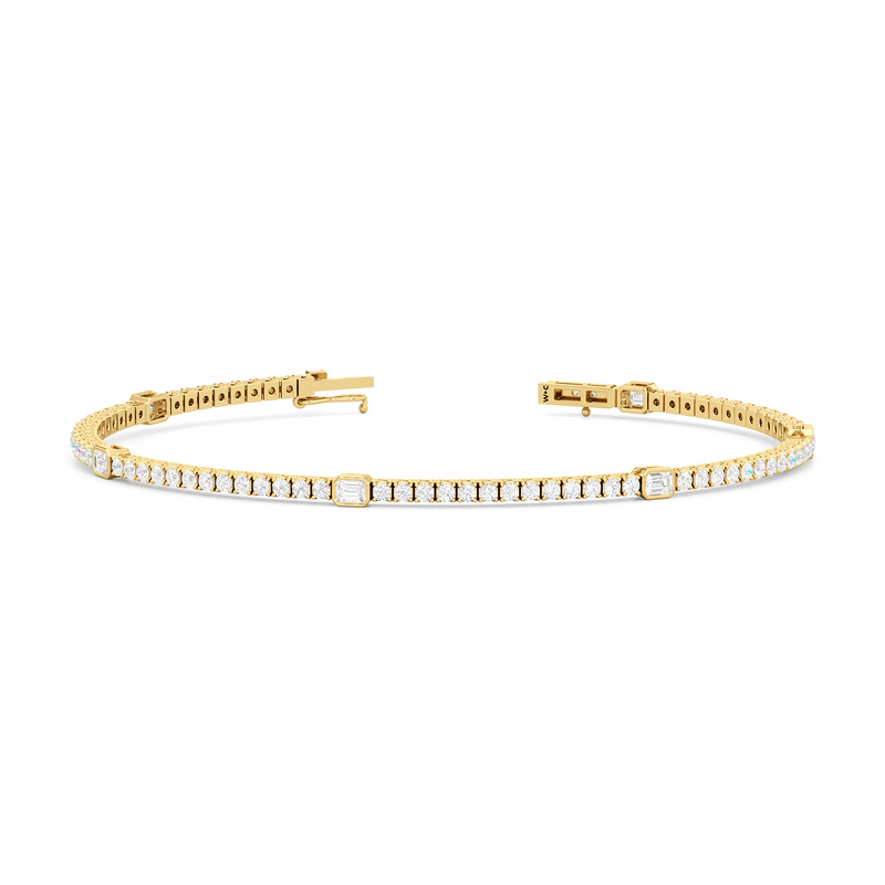 Emerald Station Tennis Bracelet