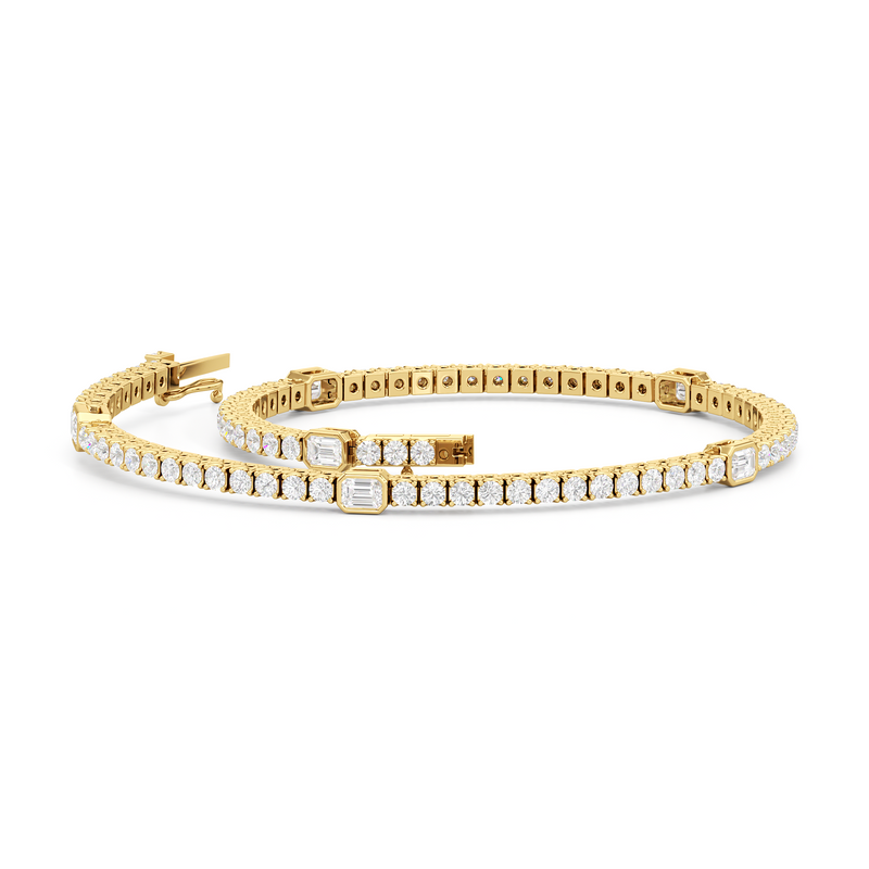 Emerald Station Tennis Bracelet