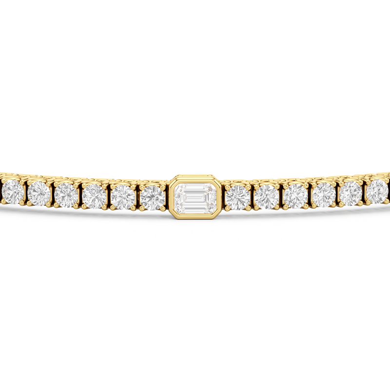 Emerald Station Tennis Bracelet