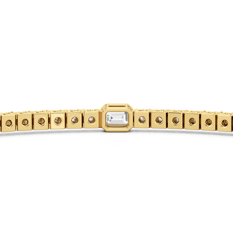 Emerald Station Tennis Bracelet