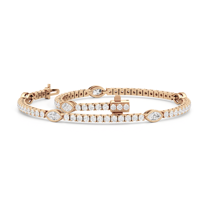 Marquise Station Tennis Bracelet