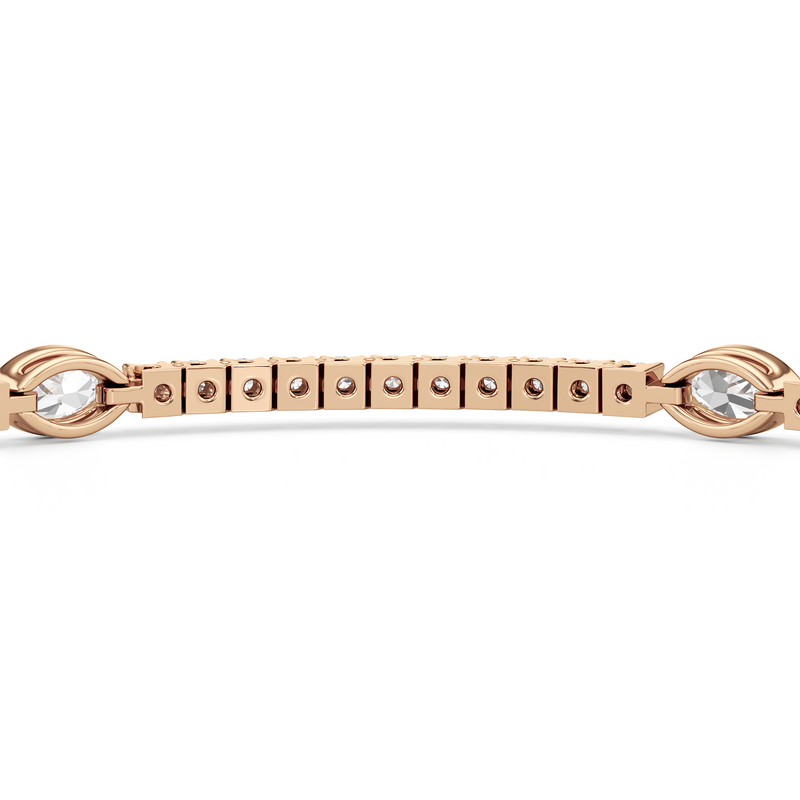 Marquise Station Tennis Bracelet