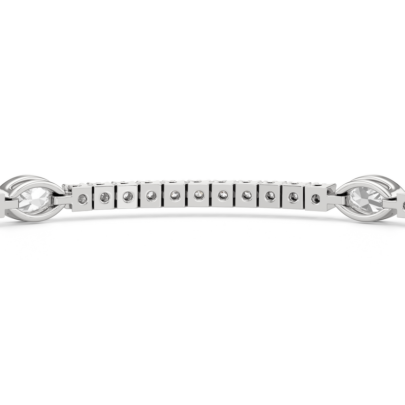 Marquise Station Tennis Bracelet