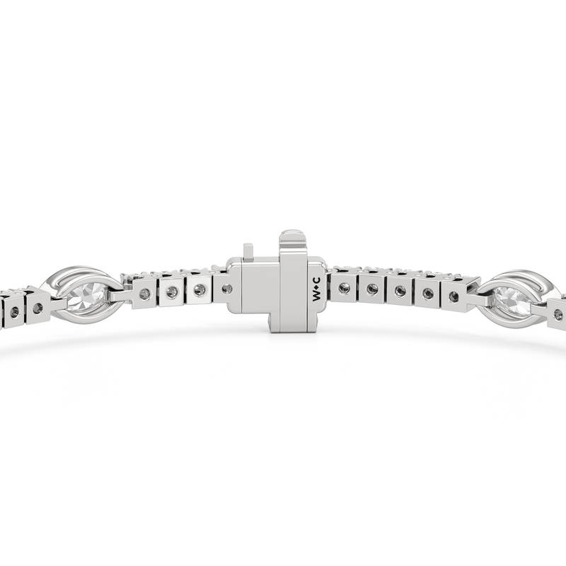 Marquise Station Tennis Bracelet