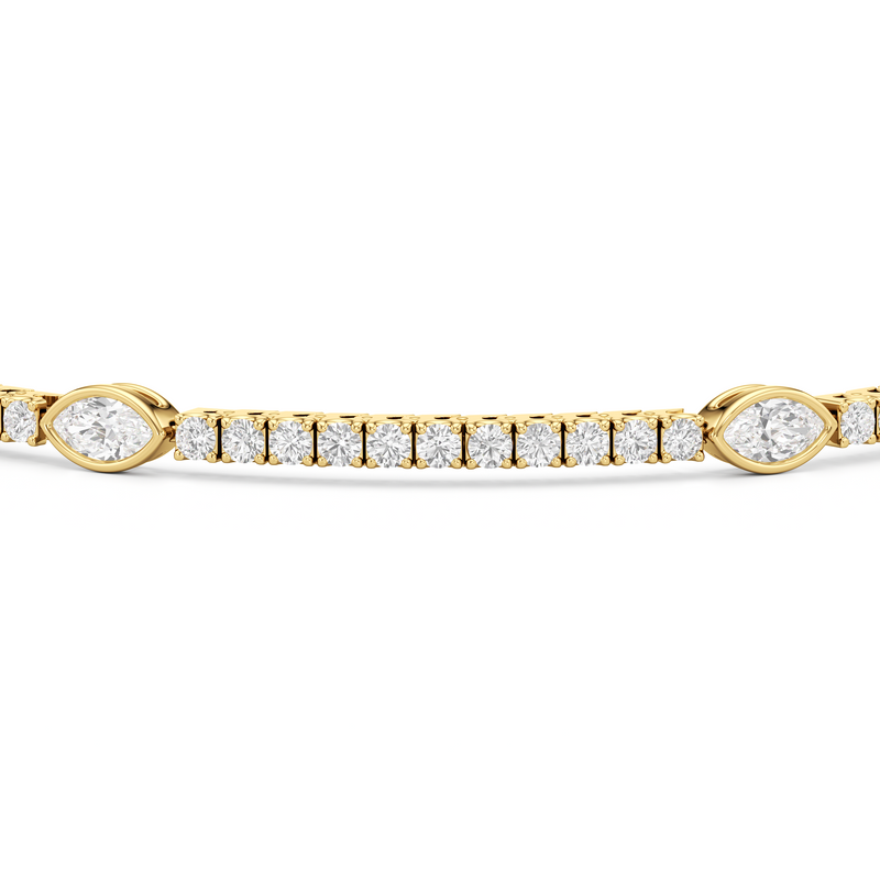 Marquise Station Tennis Bracelet