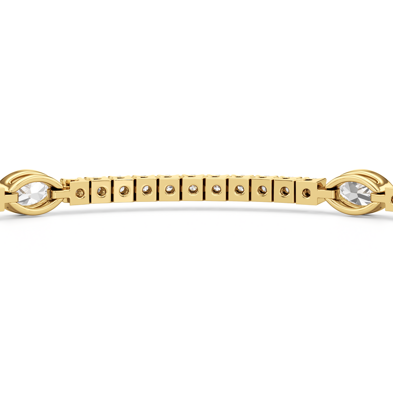 Marquise Station Tennis Bracelet